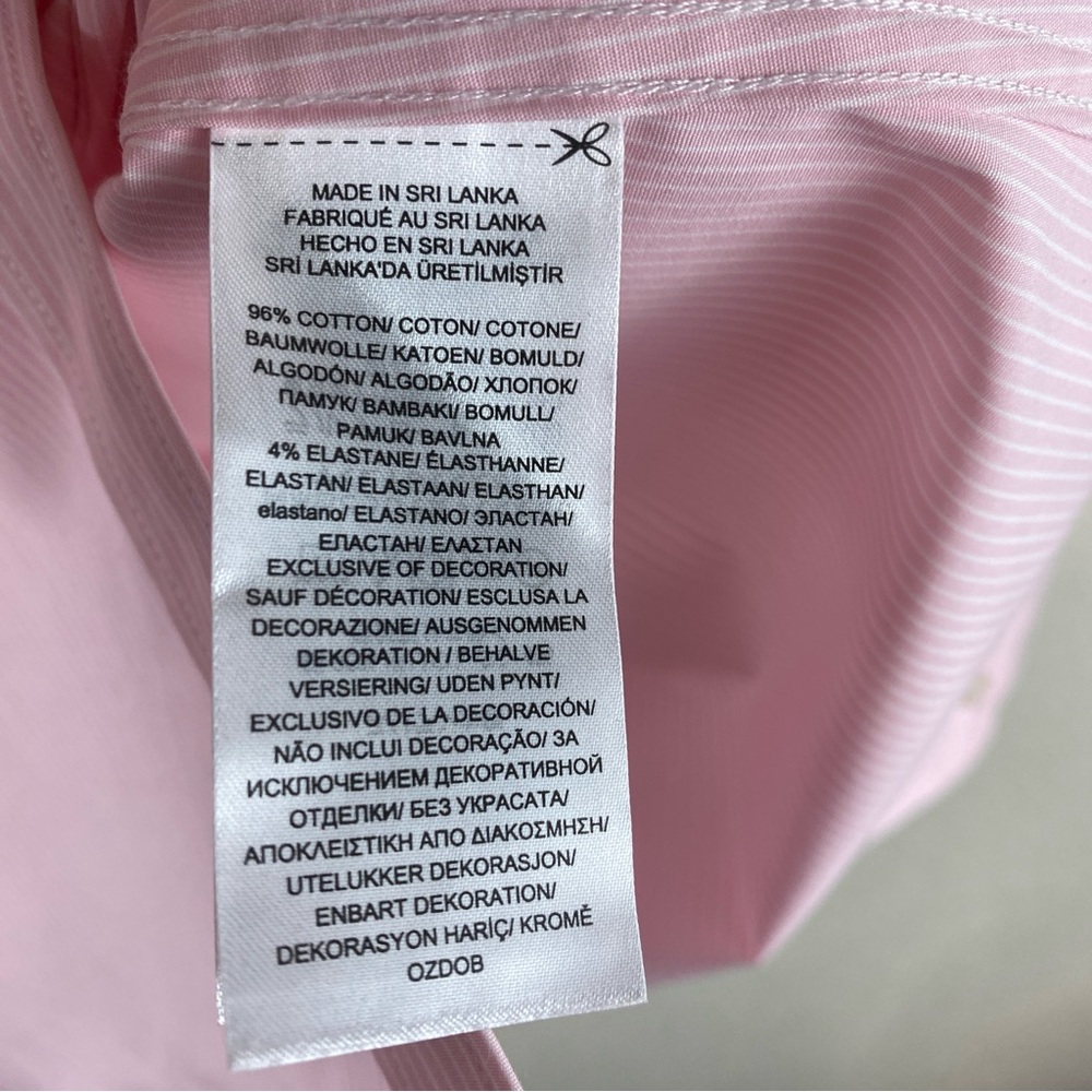 Lauren Ralph Lauren Women's 3/4 Sleeve Button up Cotton non-iron Size XL NWT - Picture 8 of 8